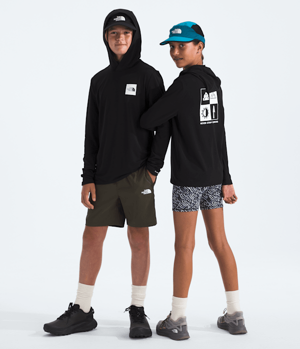 Boys’ & Girls’ Adventure Long-Sleeve Hoodie—Graphic