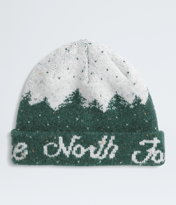 Cabin Mountainscape Beanie