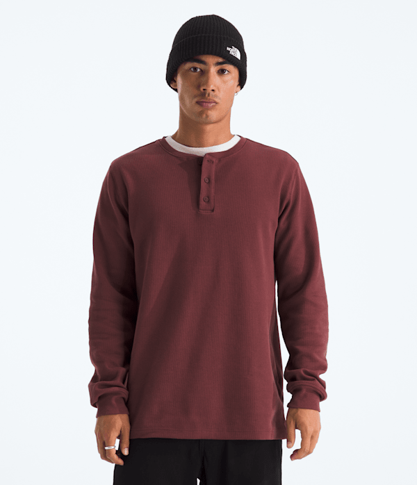 Men’s Waffle Long-Sleeve Henley